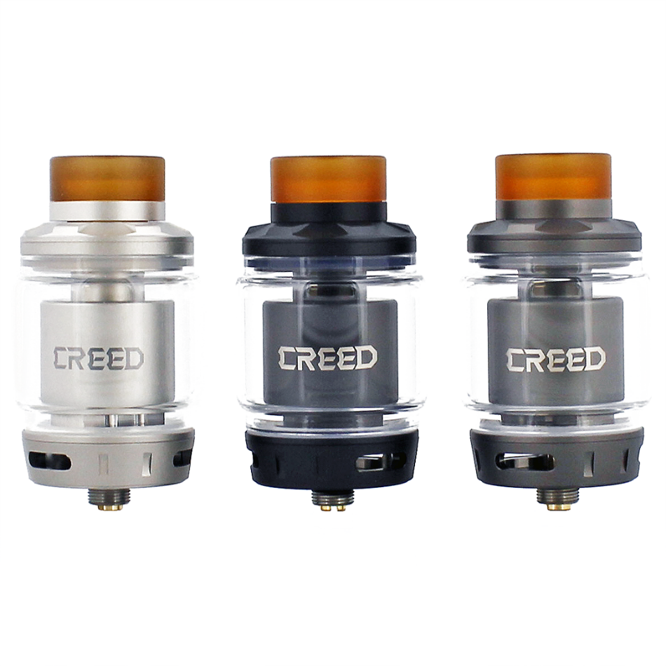Geek Vape Geekvape Creed RTA - More Versatile And Resilient Tank Color:  Black; Silver; Rainbow